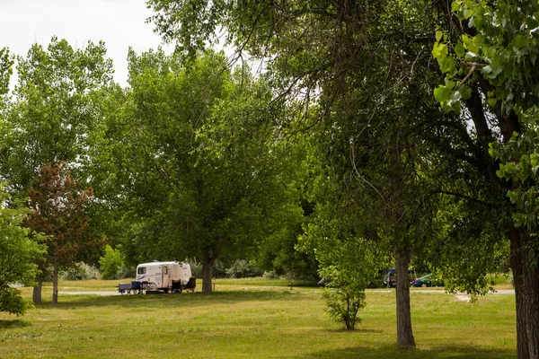 RV camping — Stock Photo, Image