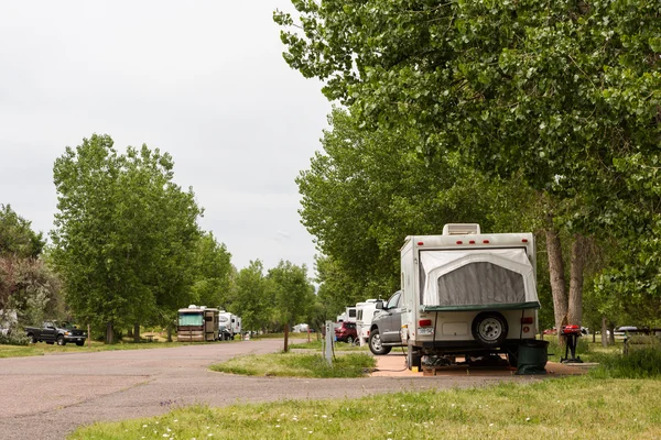 RV Camping — Stockfoto