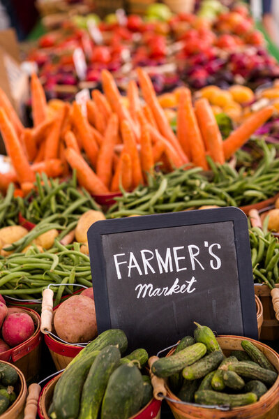 Fresh produce vegetables