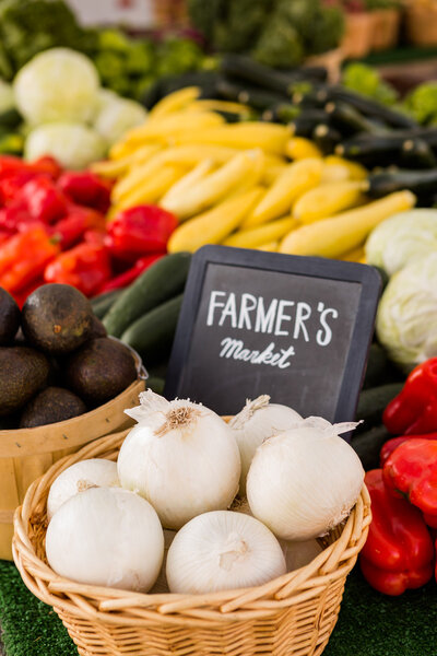 Fresh produce vegetables