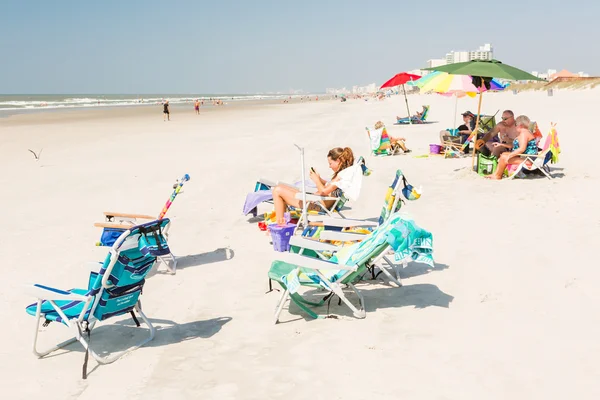 Typische zomerdag in myrtle beach. — Stockfoto