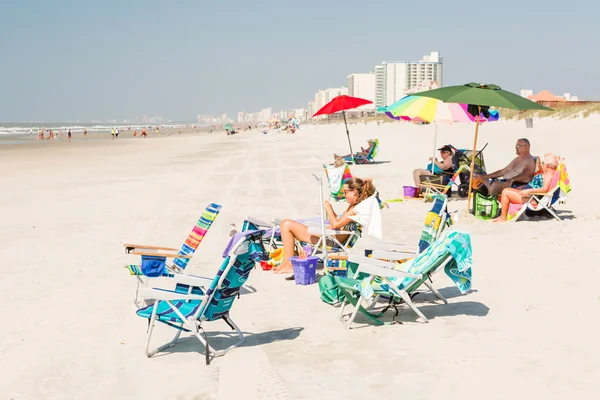 Myrtle beach tipik yaz gün. — Stok fotoğraf