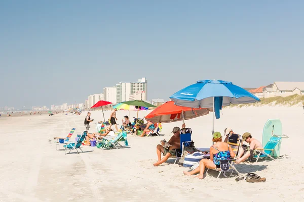 Myrtle beach tipik yaz gün. — Stok fotoğraf