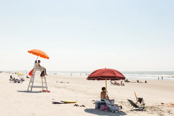 Myrtle beach. lifeguard op een horloge — Stockfoto