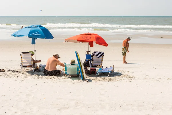 Typisk sommardag i myrtle beach. — Stockfoto