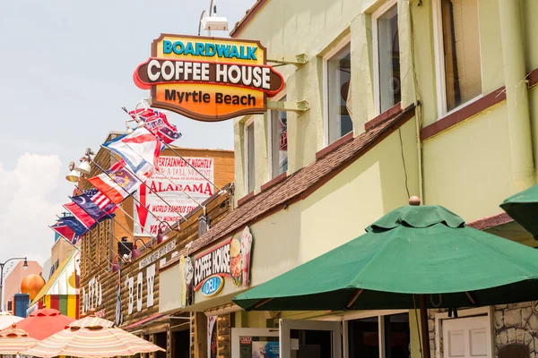 Promenade in myrtle beach — Stockfoto