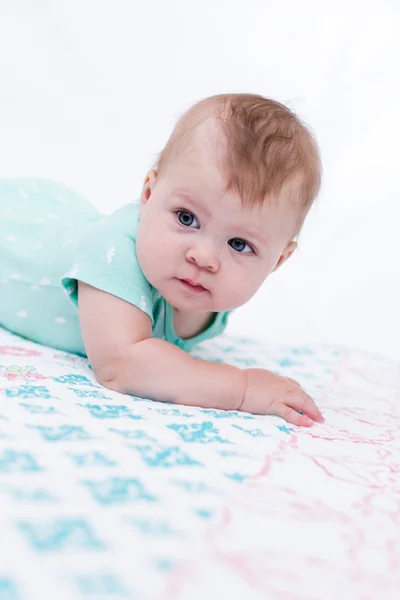 Bonito bebê menina retrato — Fotografia de Stock
