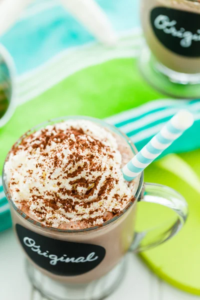 Original cold chocolate drink — Stock Photo, Image