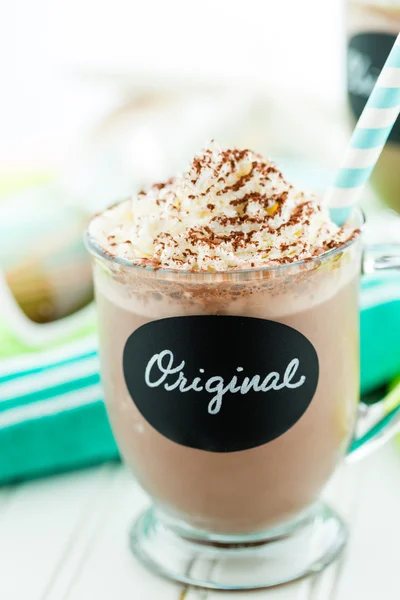 Original cold chocolate drink — Stock Photo, Image