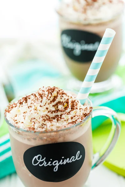 Oorspronkelijke koude chocoladedrank — Stockfoto