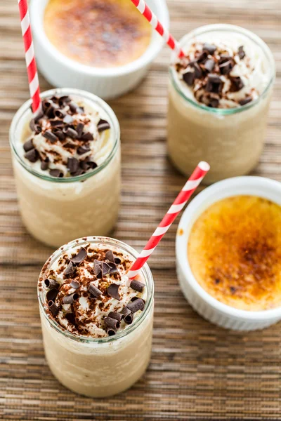 Café crème brulee koud drankje — Stockfoto