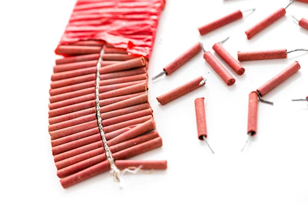 Roll of firecrackers — Stock Photo, Image