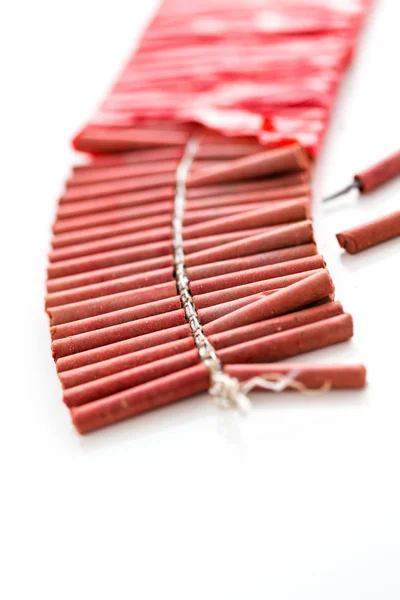 Roll of firecrackers — Stock Photo, Image
