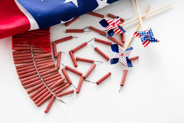 Roll of firecrackers — Stock Photo, Image