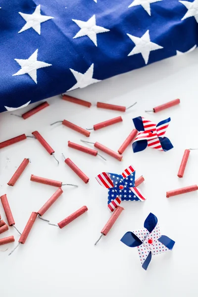 Roll of firecrackers — Stock Photo, Image