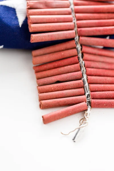 Roll of firecrackers — Stock Photo, Image