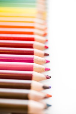 okul için renkli kalemler