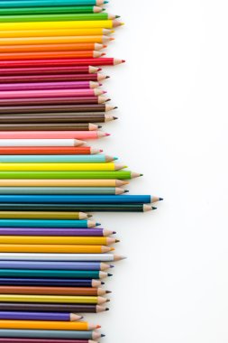 okul için renkli kalemler