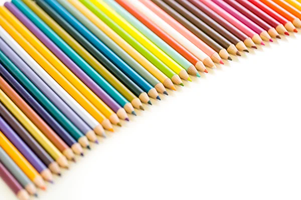Okul için renkli kalemler — Stok fotoğraf