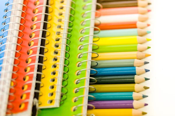 Color pencils for school — Stock Photo, Image