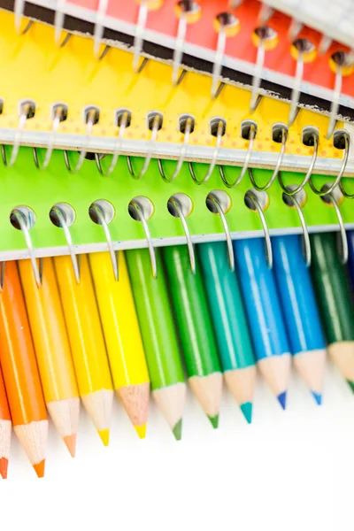 Lápices de color para la escuela —  Fotos de Stock