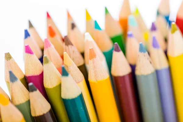 Creioane colorate pentru școală — Fotografie, imagine de stoc