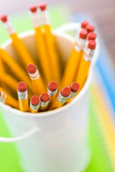 Okul malzemeleri - kalemler — Stok fotoğraf