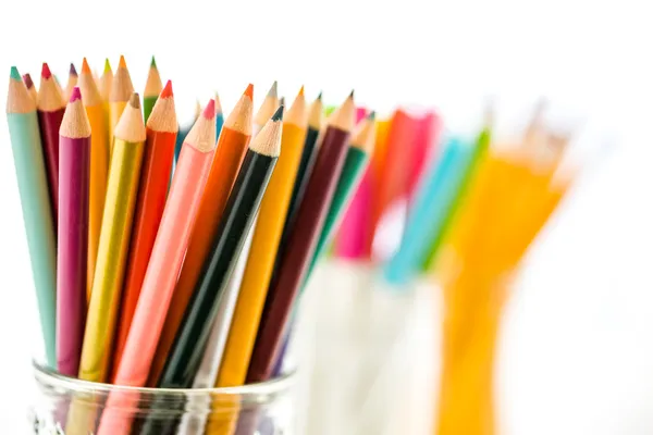 Materiale scolastico - matite — Foto Stock