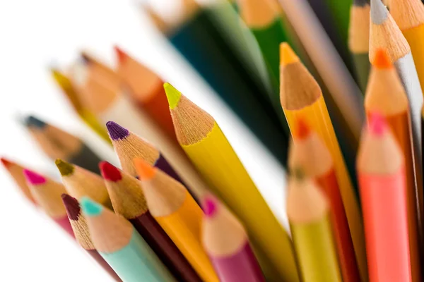 Okul için renkli kalemler — Stok fotoğraf