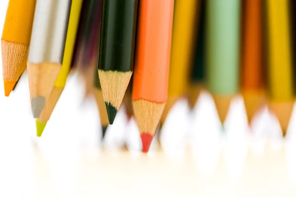 Color pencils for school Royalty Free Stock Images