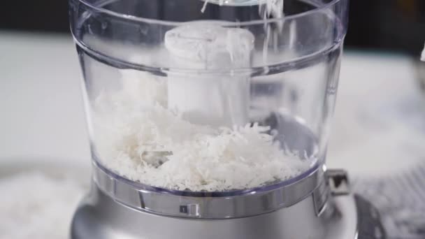 Langkah Langkah Membuat Kue Kelapa Tutup — Stok Video