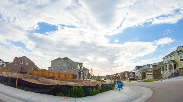 Denver Colorado Eua Julho 2020 Vista Típico Bairro Suburbano Uma — Fotografia de Stock