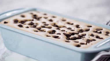 Ev yapımı çikolatalı dondurma, tavada..