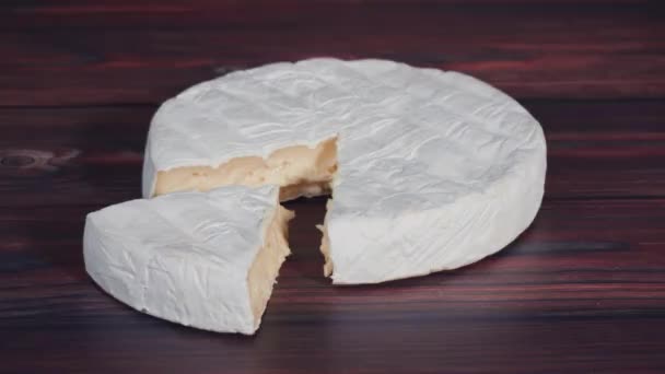Köy Ahşap Arka Planda Büyük Bir Peynir Kamışı — Stok video