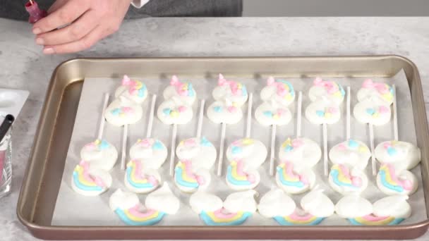 Thème Gourmet Licorne Meringue Pops — Video