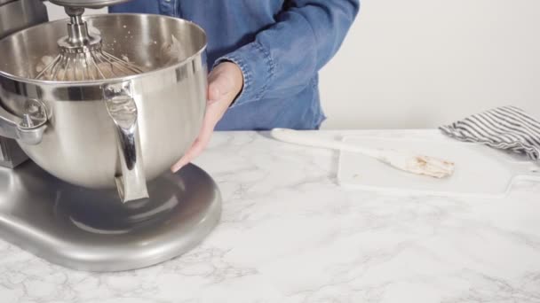 Hacer Helado Chocolate Casero — Vídeos de Stock