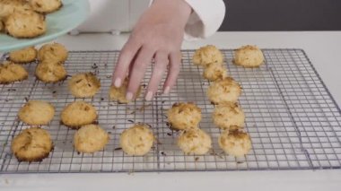 Process of making coconut cookies