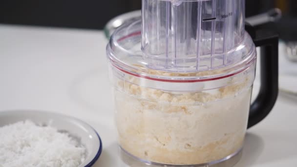 Process Making Coconut Cookies — Vídeo de Stock