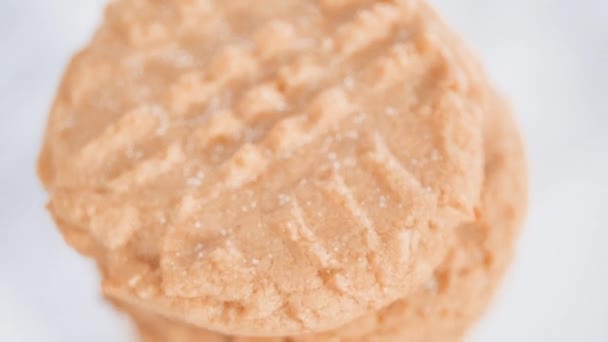 Making Peanut Butter Cookies — Vídeos de Stock