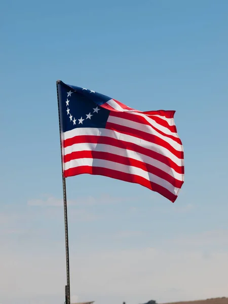 Originalflagga Usa Avbildad Betsy Ross — Stockfoto