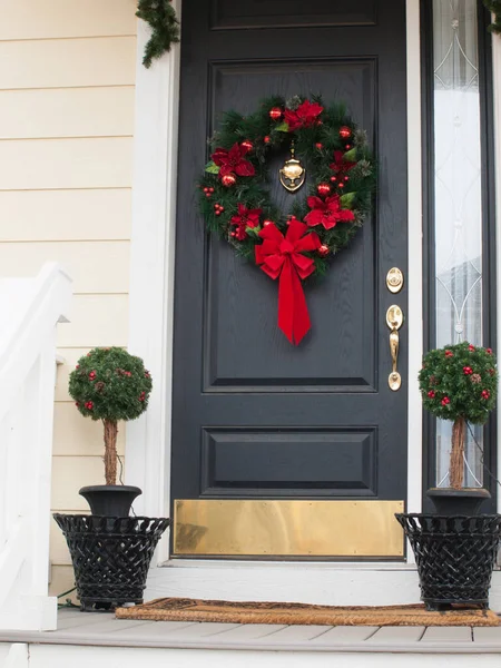 House Decorated Winter Holidays — Stock Photo, Image