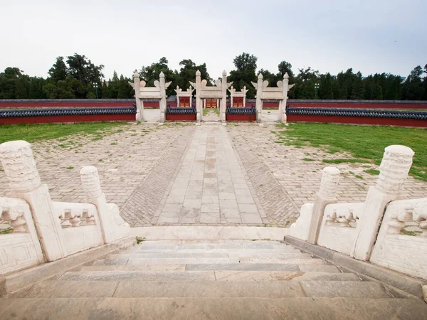 Detalhes Fachada Telhados Templo Haven Pequim Palácio Imperial China — Fotografia de Stock