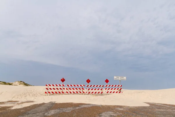 End of the road on South Padre Island, TX.