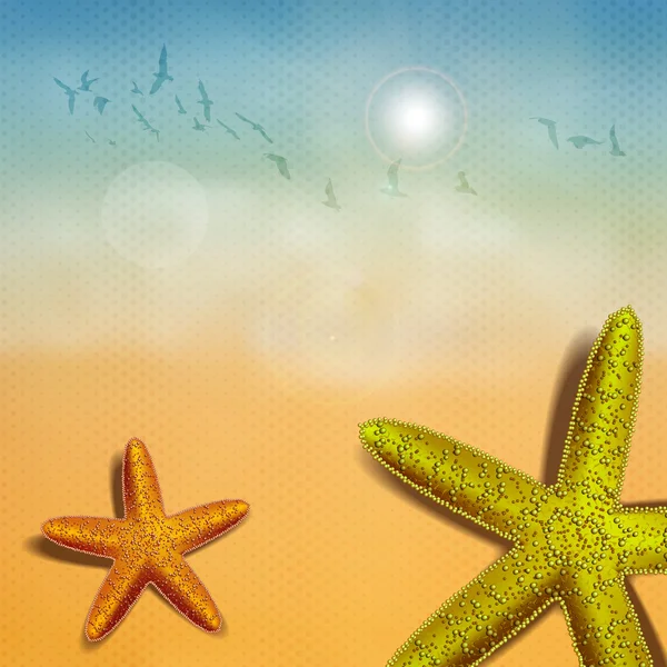 Beach Starfish — Stock Vector
