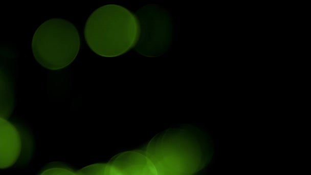 Green Cinematic abstract motion background — Stock Video
