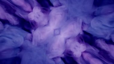 Geometrik Canlandırma Arkaplanı. Benzersiz Kaleydoskopik Tasarım.