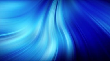 Soğuk parlak çizgi mavi ışık. Kara Arkaplan. Mavi renkli soyut duvar kağıdı