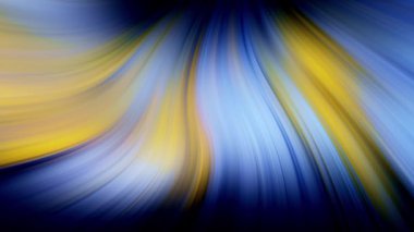 Güzel mavi ve sarı Kuzey Işıkları.