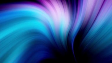 Güzel mavi ve pembe Kuzey Işıkları.