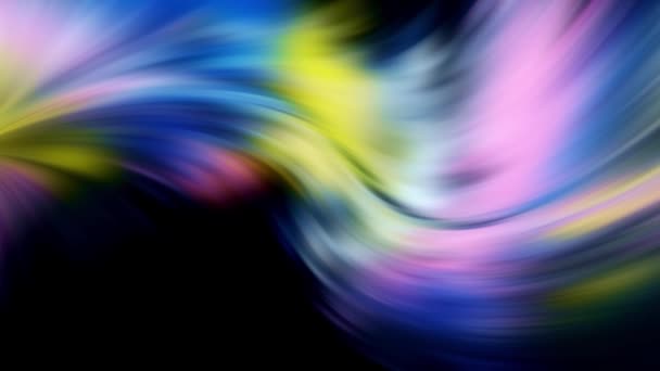 Абстрактне різнокольорове північне сяйво. текстура лінії розмивання — стокове відео